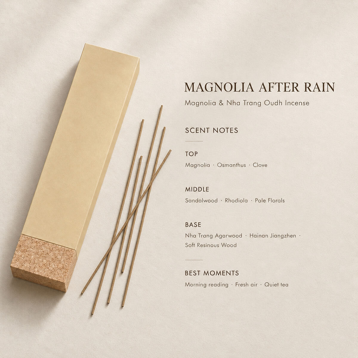 Magnolia After Rain Incense Sticks