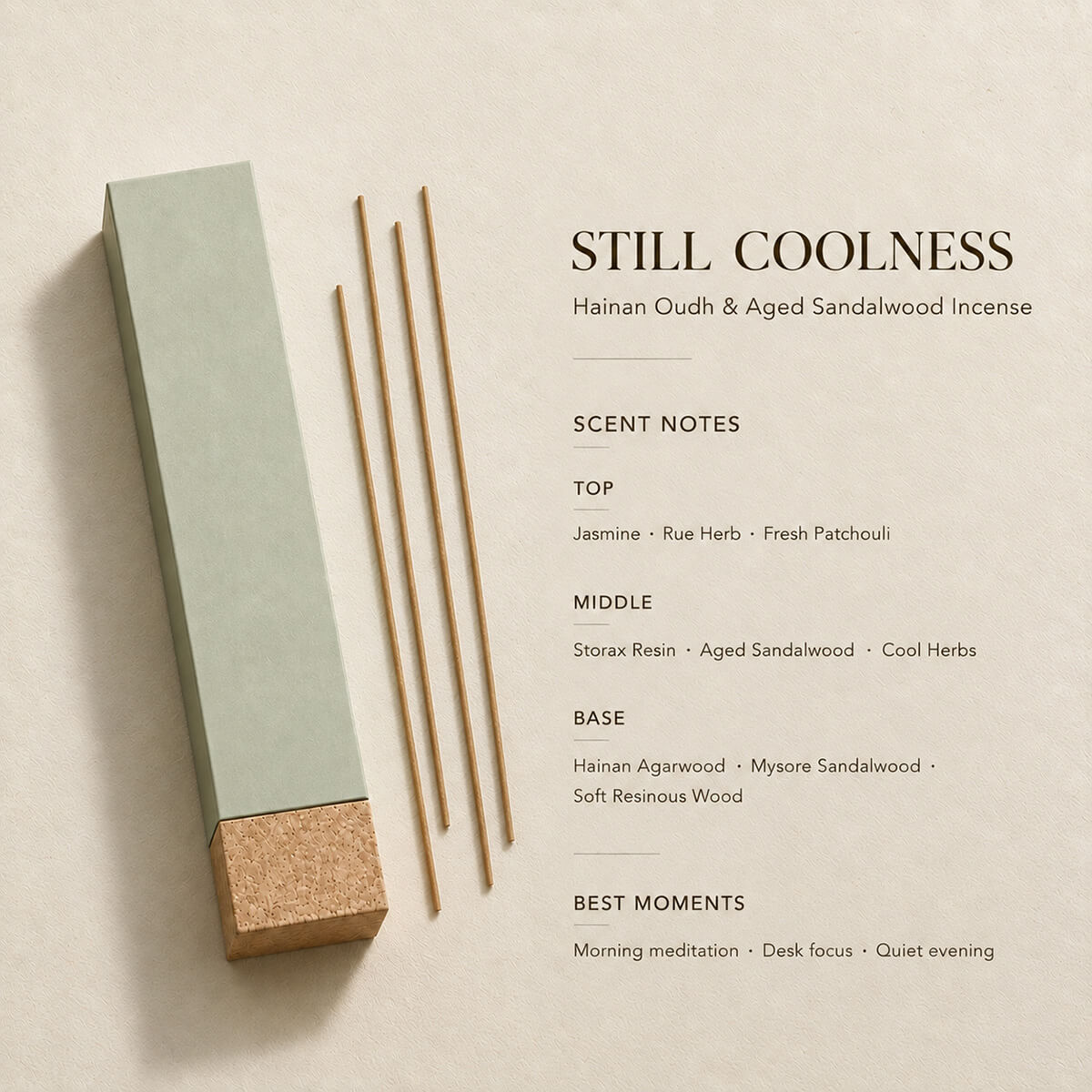 Still Coolness Incense Sticks