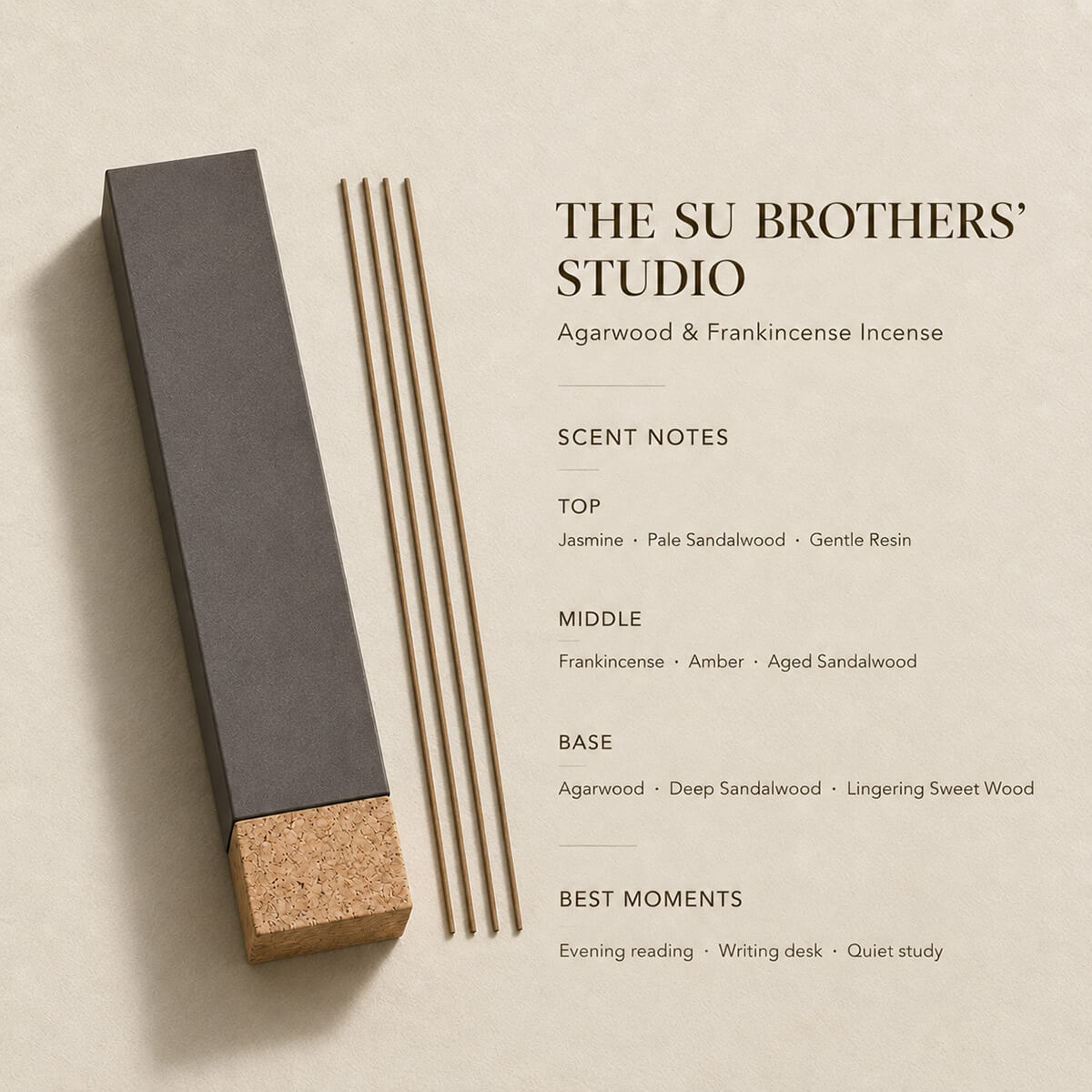 The Su Brothers' Studio Incense Sticks